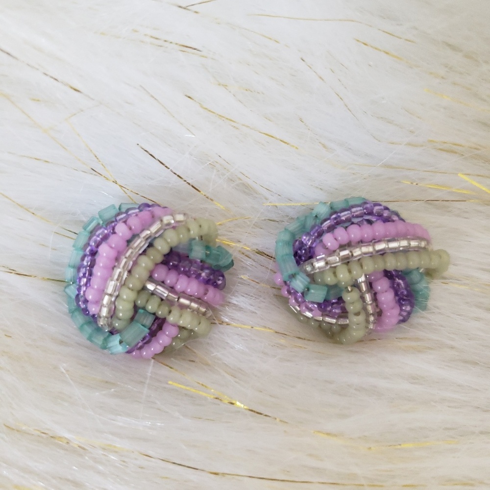 Colorful Beaded Earrings